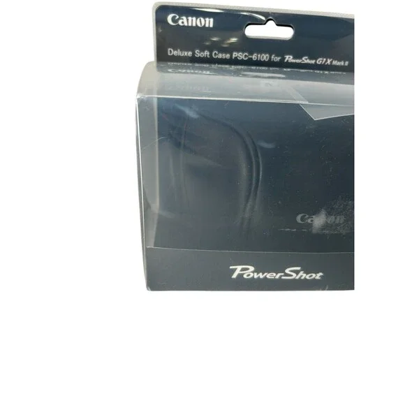 CANON PSC-6100 DELUXE LEATHER CASE FOR POWERSHOT G1 X MARK II NEW- FAST SHIPPING